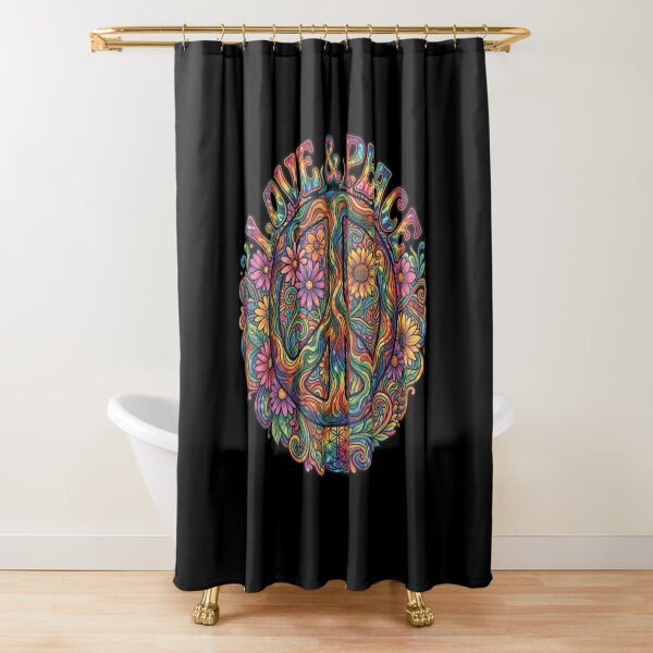 Artikelvorschau, Psychedelisches Batik-Blumen-Friedenszeichen-Design entworfen und verkauft von KelliesGrafix.