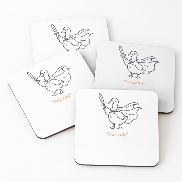 Item preview, Huzzah Duck Knight Fantasy Roleplay Gamer Adventure designed and sold by SofenArt.