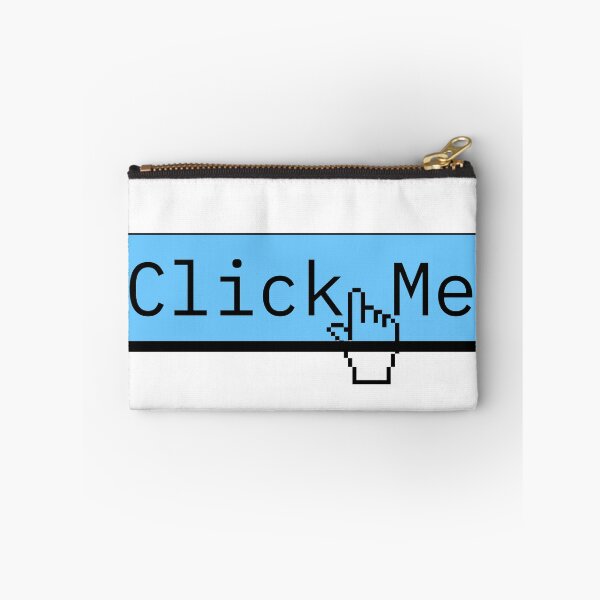 Item preview, Retro Pixel Click Me Button - Classic Web Cursor Aesthetic designed and sold by Digital Duniyah.