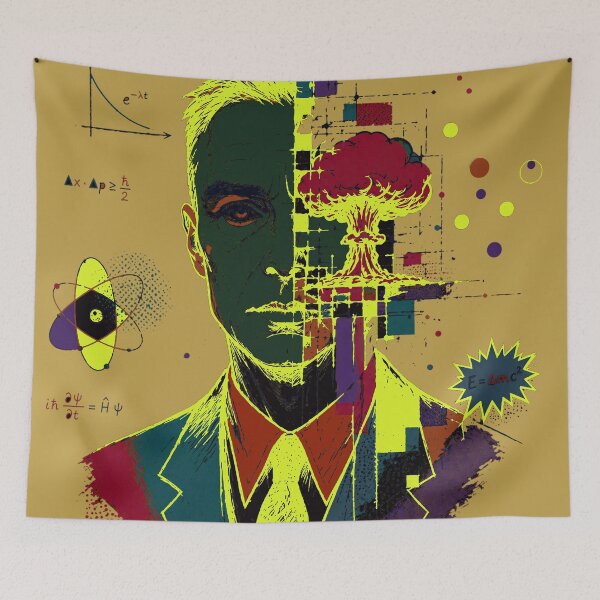 Item preview, A unique illustration in Oppenheimer's style designed and sold by Jani-art-world.