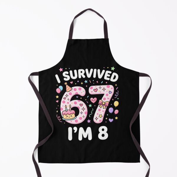 Item preview, I Survived 67 I'm 8 Funny Eighth Birthday Celebration designed and sold by SofenArt.