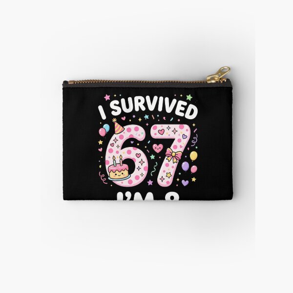 Item preview, I Survived 67 I'm 8 Funny Eighth Birthday Celebration designed and sold by SofenArt.
