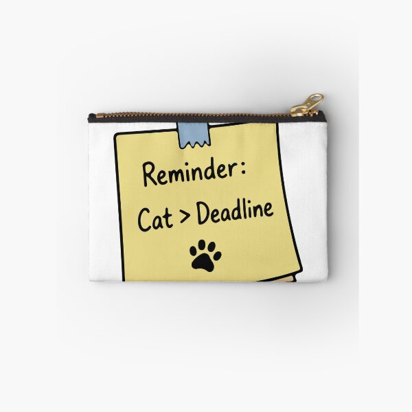 Item preview, Cat Supervisor Sticky Note - Deadline designed and sold by MalisoStickers.