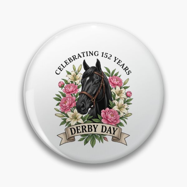 Item preview, Celebrating 152 Years Derby Day Horse Racing Fan designed and sold by SofenArt.
