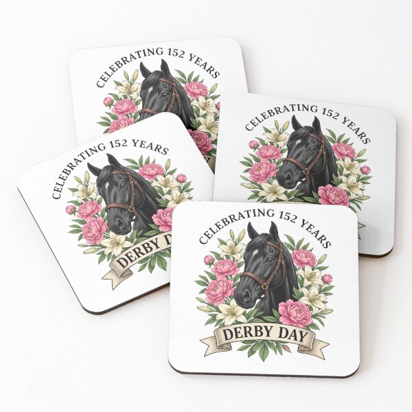 Item preview, Celebrating 152 Years Derby Day Horse Racing Fan designed and sold by SofenArt.