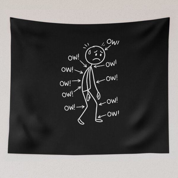 Item preview, Ow! Chronic Pain Body Aches Sufferer Discomfort designed and sold by SofenArt.