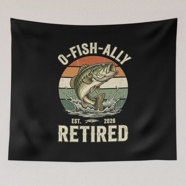 Item preview, O-Fish-Ally Est. 2026 Retired Fishing Angler Retirement Gift designed and sold by SofenArt.