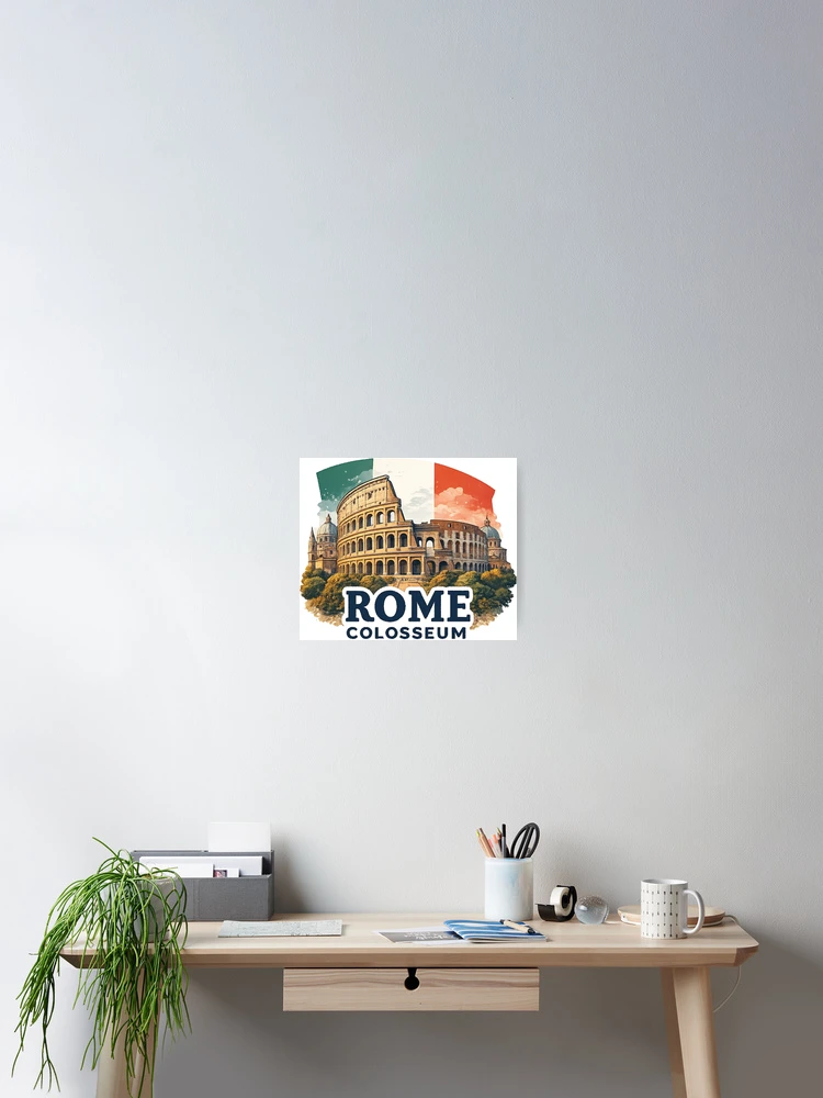 Thumbnail 2 of 3, Poster, Colosseum Rome designed and sold by devonclemon.