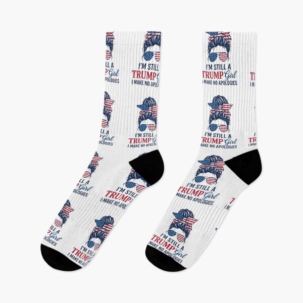 Item preview, I'm Still A Trump Girl I Make No Apologies Republican Patriot Woman designed and sold by SofenArt.