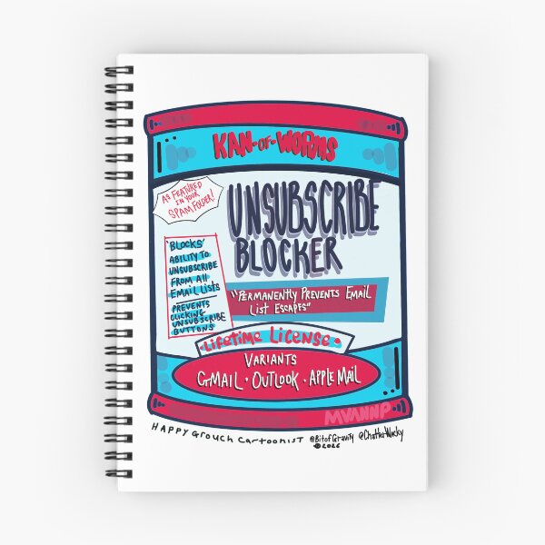 Item preview, Kan-of-Worms: Unsubscribe Blocker designed and sold by NeatlineFX.