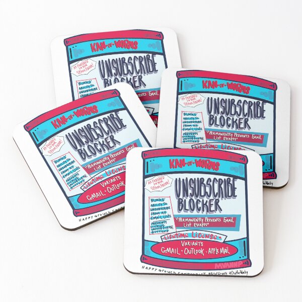 Item preview, Kan-of-Worms: Unsubscribe Blocker designed and sold by NeatlineFX.