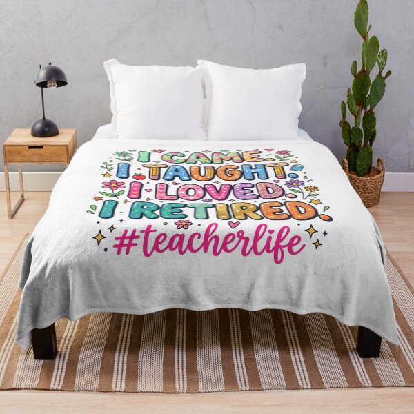 Item preview, I Came. I Taught. I Loved. I Retired. Teacher Retirement Gift designed and sold by SofenArt.