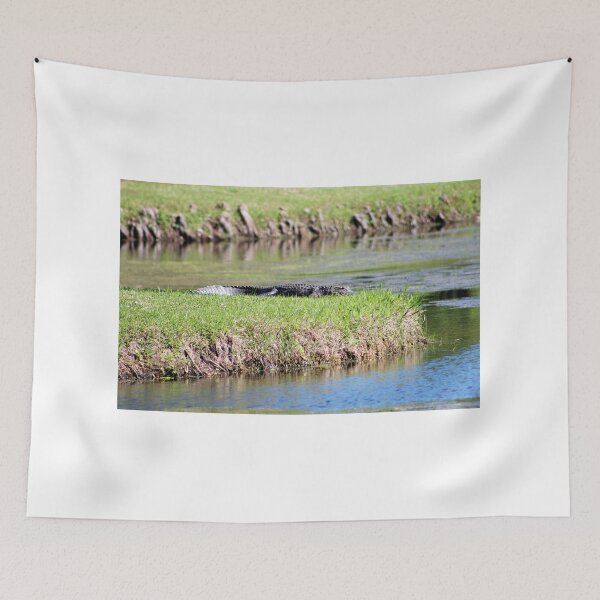 Item preview, Alligator Relaxing by a Pond designed and sold by Cynthia48.