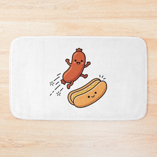Item preview, Divertido amante de los panecillos de salchicha y perritos calientes designed and sold by SofenArt.