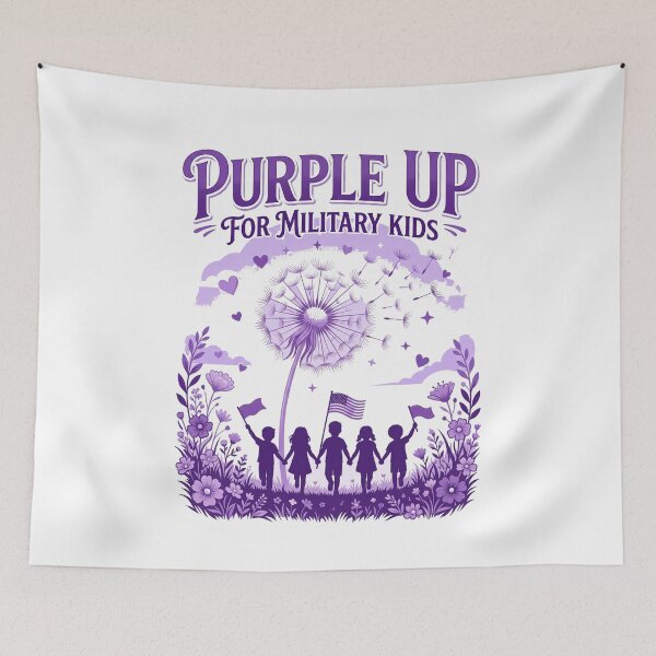 Item preview, Purple Up For Military Kids Military Child Support Family Appreciation designed and sold by SofenArt.