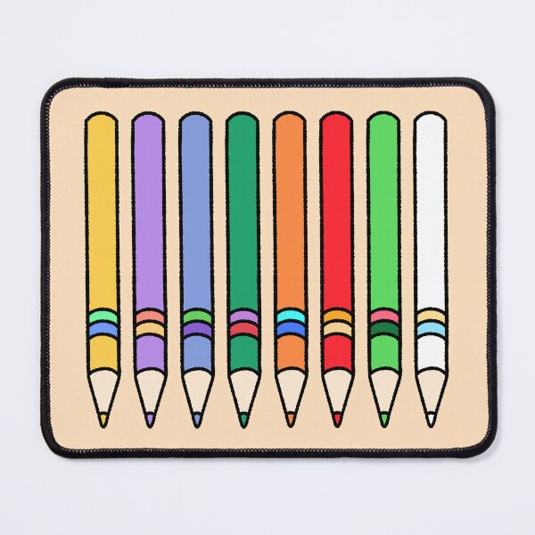 Item preview, Colorful Art Pencils Pattern - Cute Stationery Illustration designed and sold by ubborn.