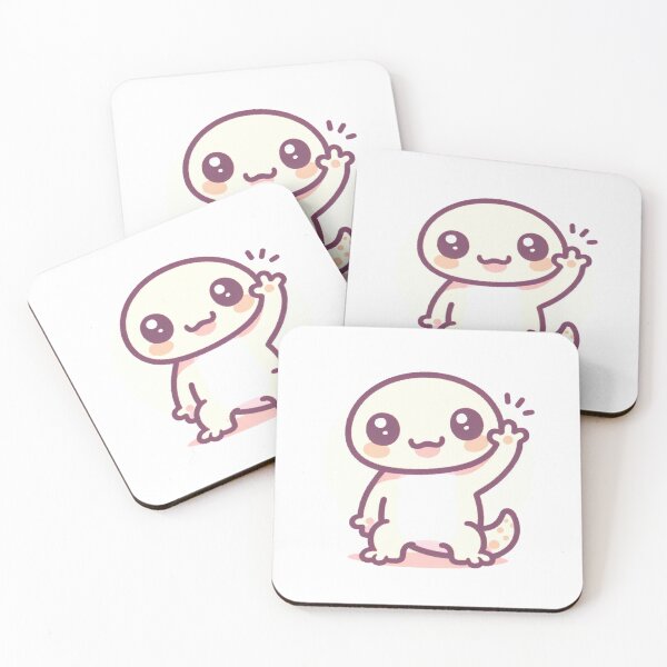 Item preview, Waving Leopard Gecko Art - Cute Hey Dude Reptile - Kawaii Lizard Friend Graphic designed and sold by JLMWorks.