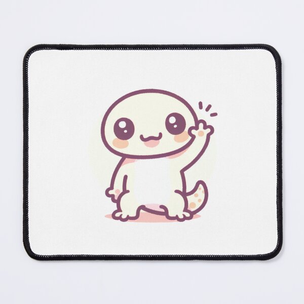Item preview, Waving Leopard Gecko Art - Cute Hey Dude Reptile - Kawaii Lizard Friend Graphic designed and sold by JLMWorks.