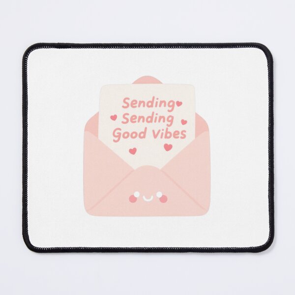 Item preview, Sending Good Vibes Envelope - Kawaii Love Letter Art - Cute Positive Message Graphic designed and sold by JLMWorks.