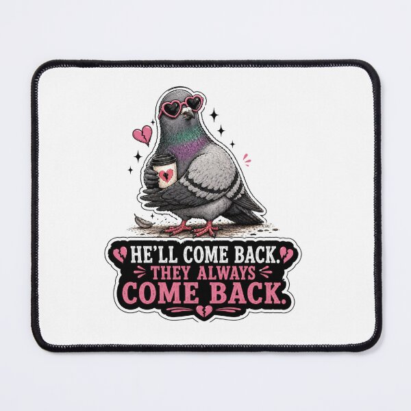 Item preview, Funny Pigeon Sticker Breakup Humor Single Girl Gift designed and sold by Gentlestate.