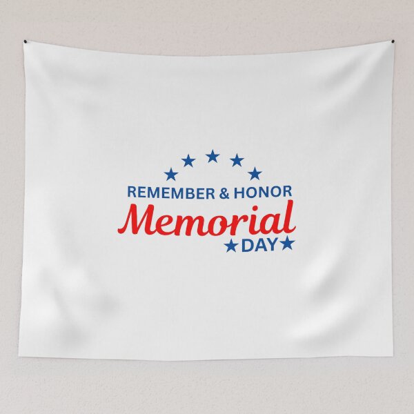 Item preview, USA Memorial Day  Remember & Honor  designed and sold by Thread&Fable.