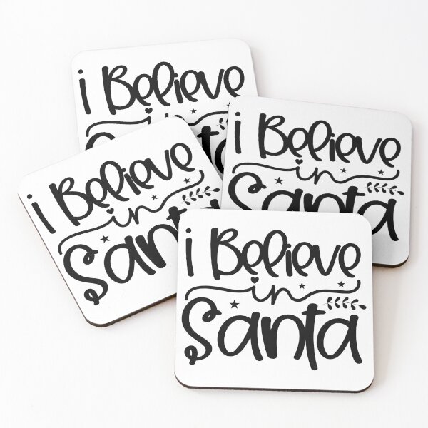 Item preview, I Believe In Santa Christmas - Inspirational Magic Holiday Spirit Gift designed and sold by FuzionRaptor.