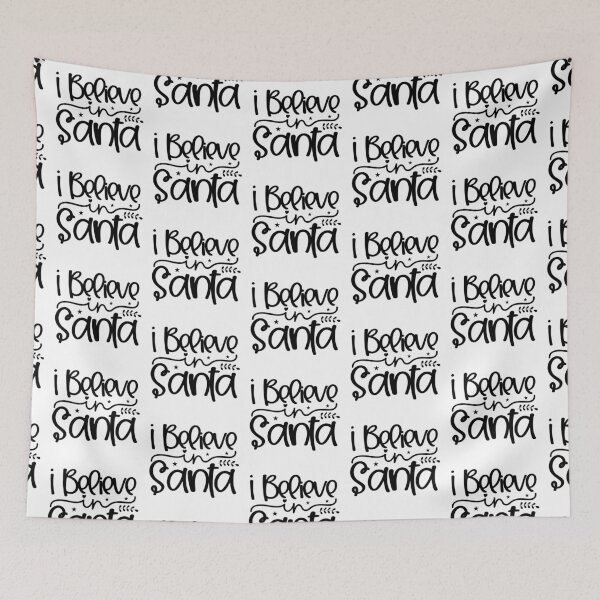 Item preview, I Believe In Santa Christmas - Inspirational Magic Holiday Spirit Gift designed and sold by FuzionRaptor.