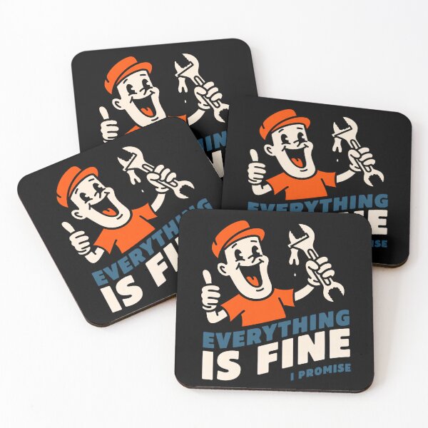 Item preview, Everything Is Fine Mechanic designed and sold by SignumShop.