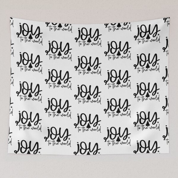 Item preview, Joy To The World Christmas - Inspirational Festive Positive Holiday Gift designed and sold by FuzionRaptor.
