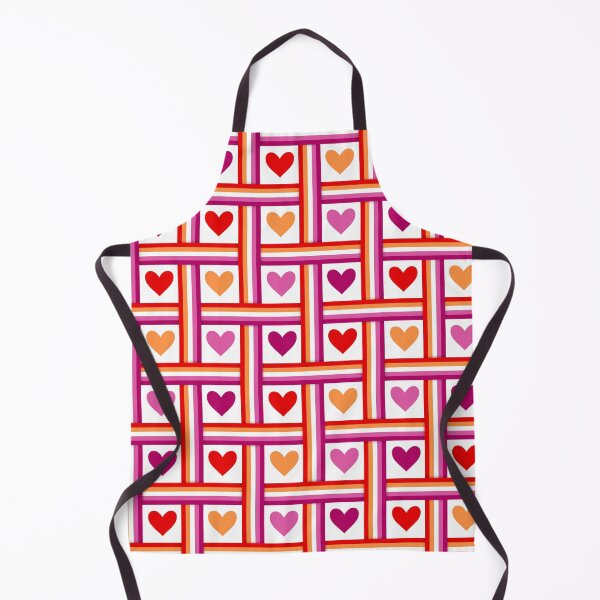 Item preview, Lesbian Pride Flags and Hearts designed and sold by Don-A-Hue.