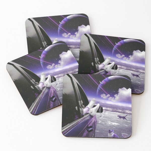 Item preview, Moon cats. Purple designed and sold by mgro-art.