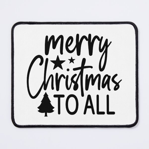Item preview, Merry Christmas To All - Classic Festive Positive Holiday Spirit Gift designed and sold by FuzionRaptor.