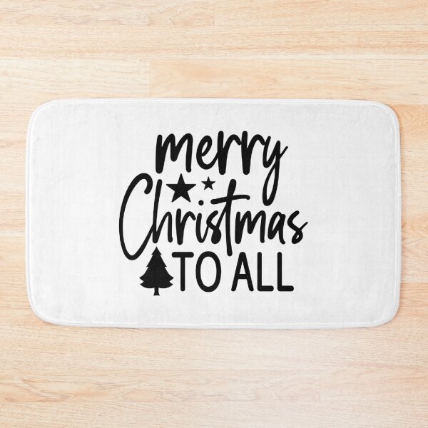 Item preview, Merry Christmas To All - Classic Festive Positive Holiday Spirit Gift designed and sold by FuzionRaptor.