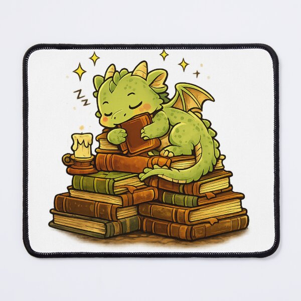 Item preview, Baby Dragon Reading Books Fantasy Bookworm Book Dragon Lover Gift designed and sold by Ora-kuro.