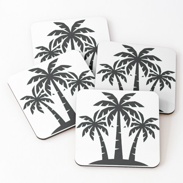 Item preview, Minimalist Palm Tree Tropical Silhouette Design designed and sold by Digital Duniyah.