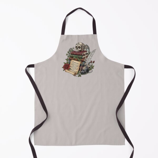 Item preview, Vintage Dark Academia Poet Skull with Books designed and sold by SholoStudio.