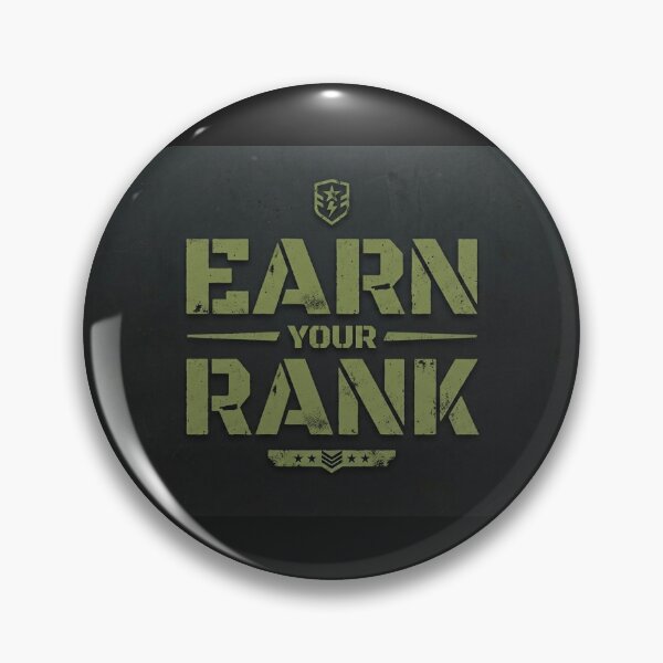 Item preview, Earn Your Rank Military Motivation Discipline Design designed and sold by DarioTactical.