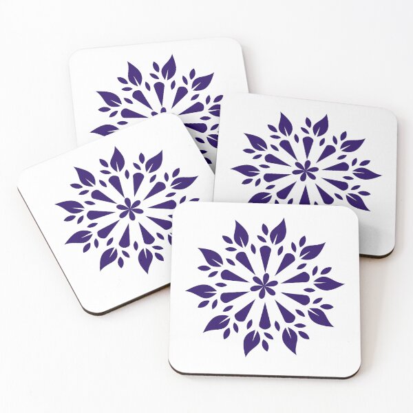 Item preview, Royal Violet and Blush Botanical Symmetry designed and sold by Jyoti Digital Artist.