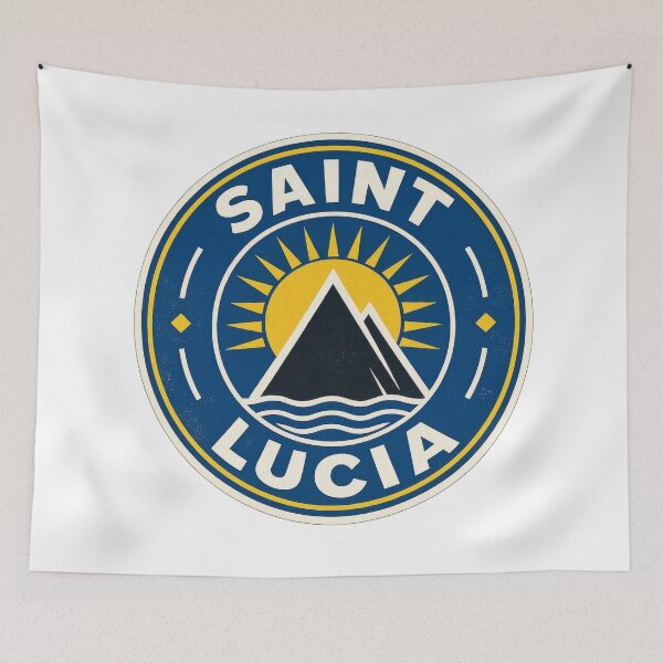 Item preview, Saint Lucia themed designed and sold by scicilysimonee.