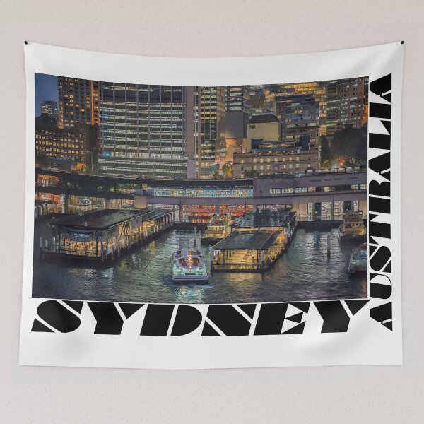 Item preview, Sydney Australia Poster with Lettering designed and sold by JohnKarmouche.