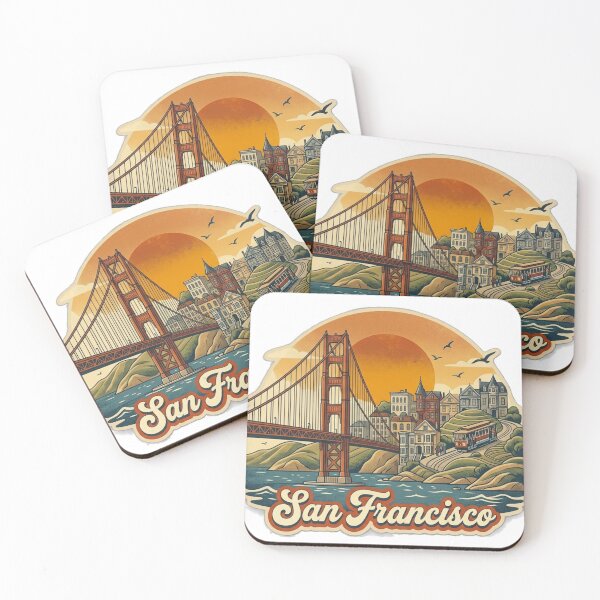 Item preview, San Francisco Vintage Retro Travel Design designed and sold by MIArt Studio.