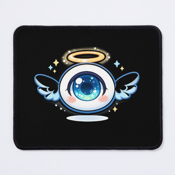 Item preview, Cute Floating Eye Anime Design, Kawaii Mystical Aesthetic, Angel Eye Character Graphic designed and sold by MouradStudio.