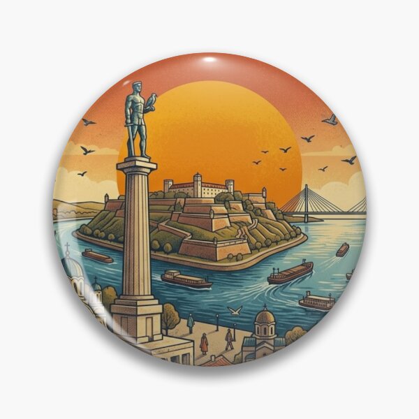 Item preview, Belgrade Vintage Retro Travel Design designed and sold by MIArt Studio.