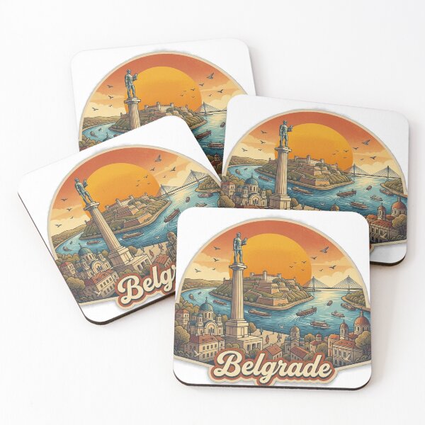 Item preview, Belgrade Vintage Retro Travel Design designed and sold by MIArt Studio.