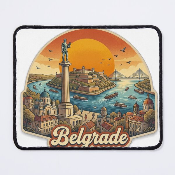 Item preview, Belgrade Vintage Retro Travel Design designed and sold by MIArt Studio.