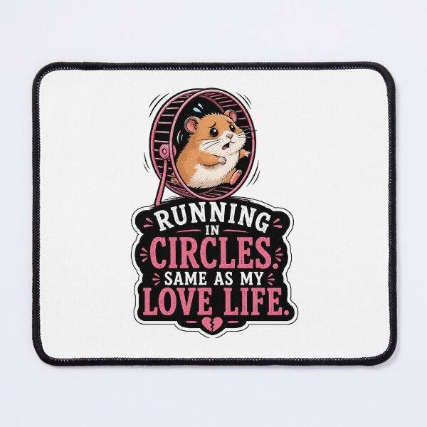 Item preview, Funny Hamster Sticker Dating Humor Single Girl Gift designed and sold by Gentlestate.