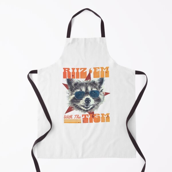 Item preview, Rizz ‘em With The Tism Funny Raccoon designed and sold by krystalRomanart.