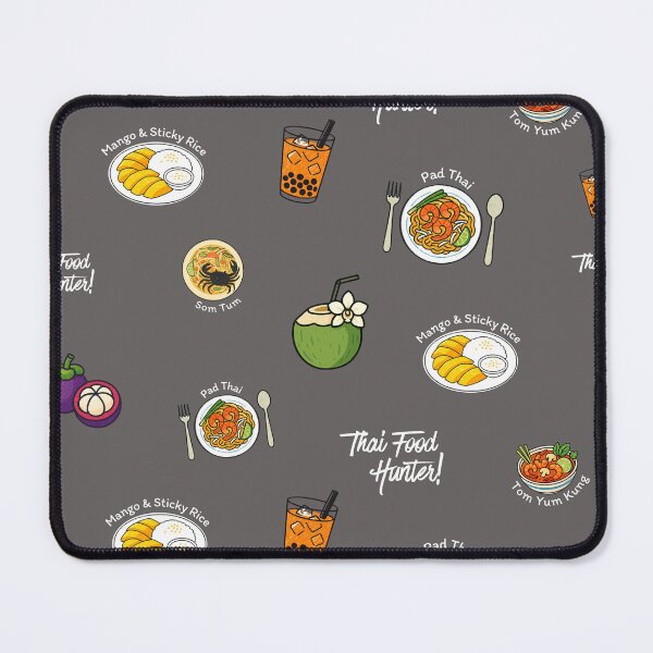 Item preview, Thai Food Hunter Seamless Pattern designed and sold by LifeParody.