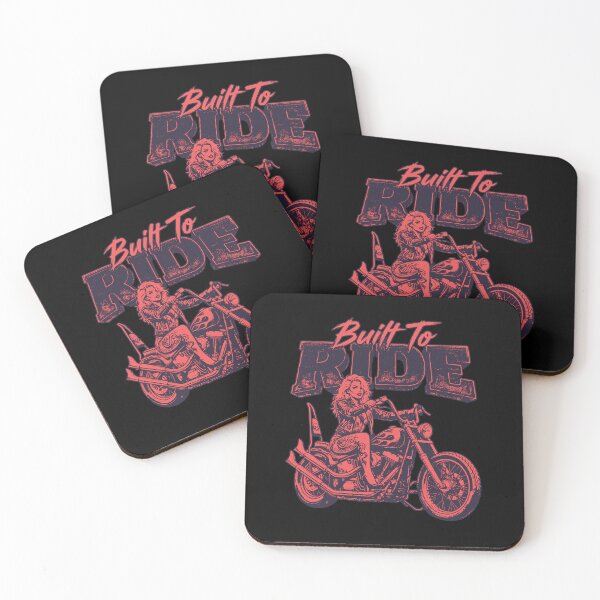 Item preview, Built To Ride Biker Girl Chopper Motorcycle Tattoo Retro Women Rider  designed and sold by graphixpolash.