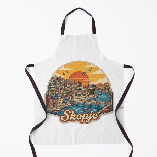 Item preview, Skopje Vintage Retro Travel Design designed and sold by MIArt Studio.